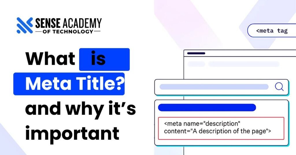 What is a meta title, and why is it important?