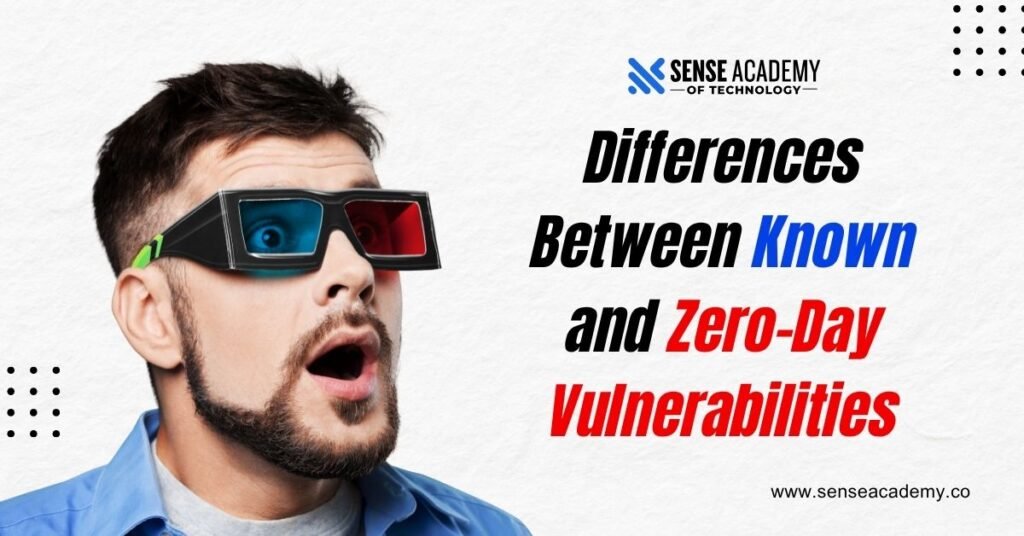 Image showing differences Between Known and Zero-Day Vulnerabilities.