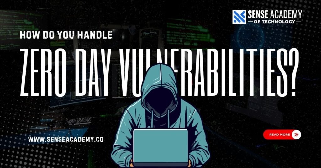 Image showing, how do you handle zero-day vulnerabilites.