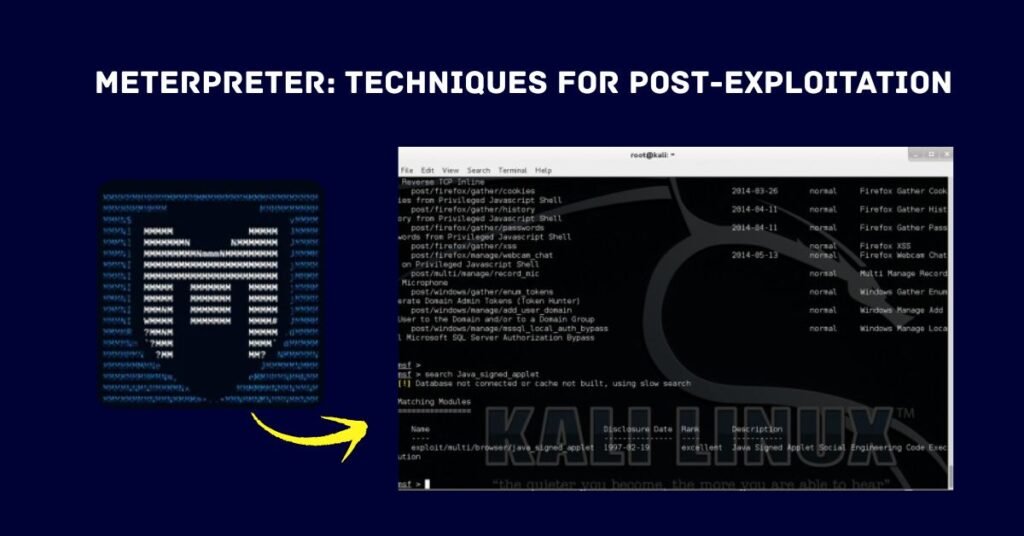 Picture showing Meterpreter: Techniques for Post-Exploitation