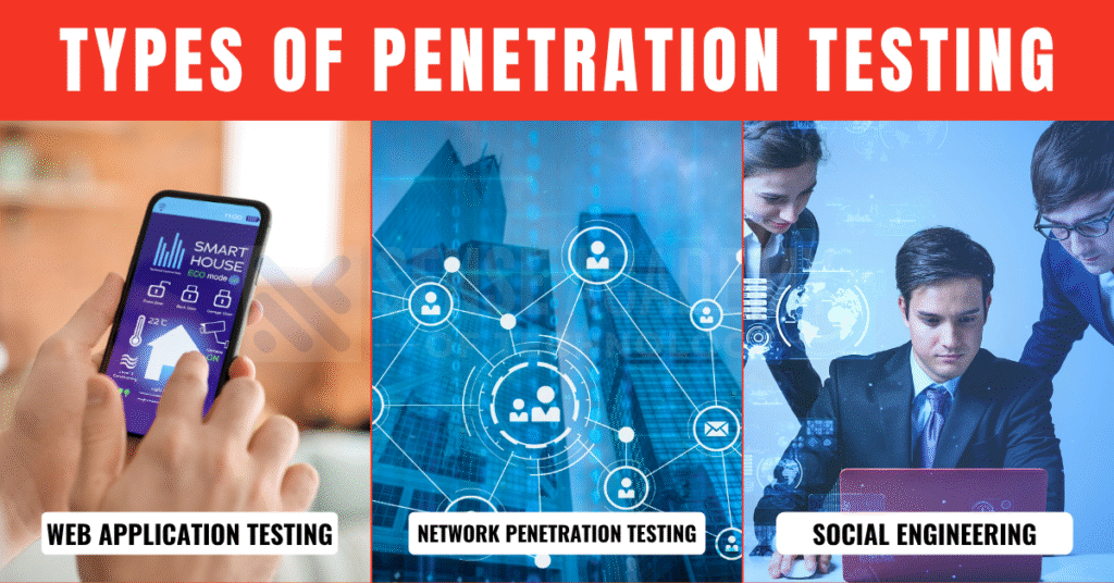 Image showing 'types of Penetration Testing"