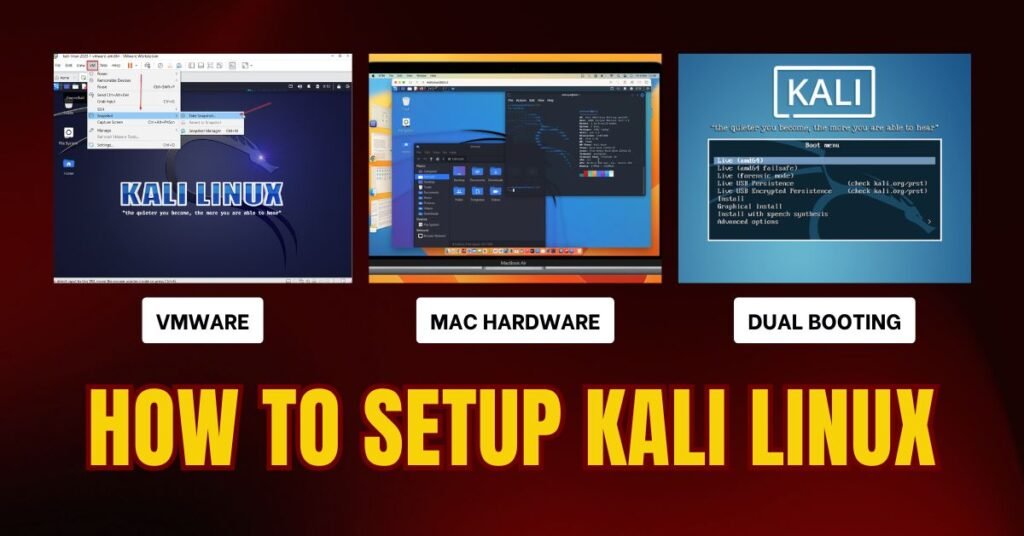 Picture describing "How to Setup Kali Linux"