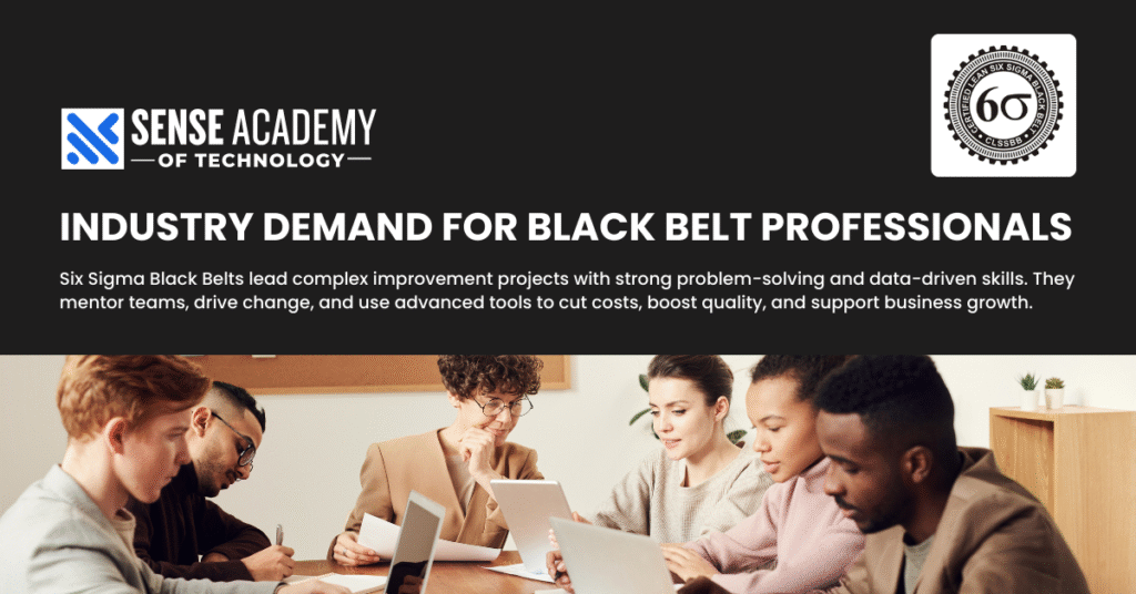 Picture showing "Industry Demand for Black Belt Professionals"