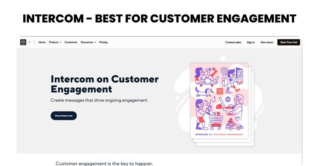 Picture show "Intercom - Best for Customer Engagement"