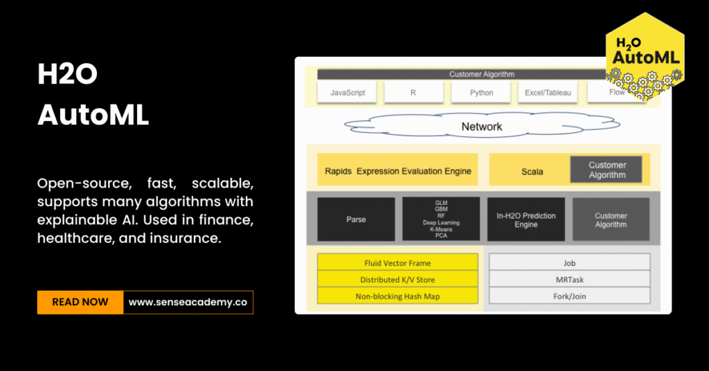 Picture showing "H2O AutoML"tool