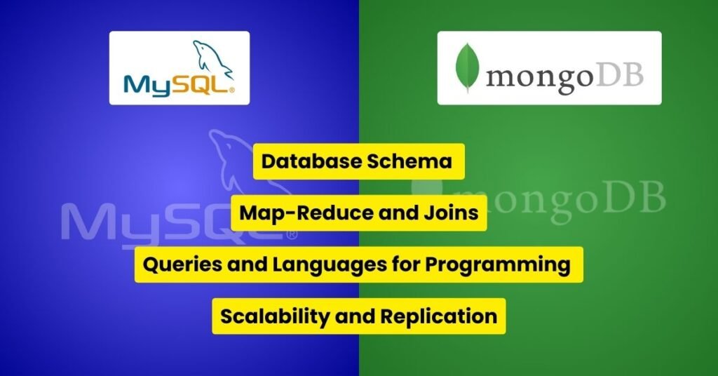 Image showing Key differences between MySQL and MongoDB.