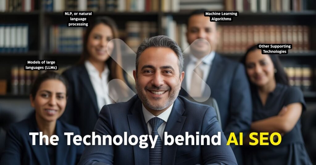 Image showing "The Technology behind AI SEO"  