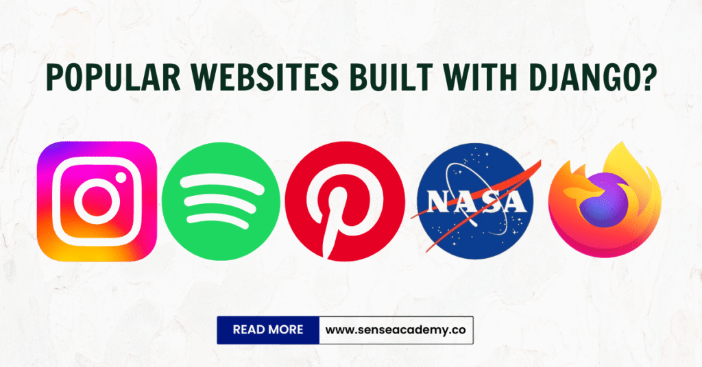 Image showing popular websites built with Django.